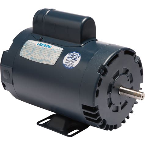 Leeson Reversible Electric Motor — 2 Hp 3450 Rpm 230 Volts Single