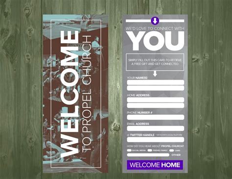At the print authority, we know that a successful church visitor card is one that gets filled out. 17 best images about Church Visitor Ideas on Pinterest | Church, Welcome packet and Card templates