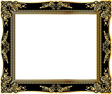 Gold Picture Frame Png Clipart Png Mart