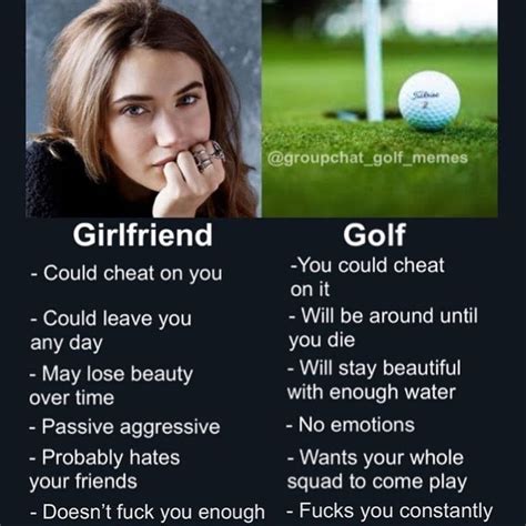 rare golfer on instagram “married to the game 🎥 groupchat golf memes” married to the game