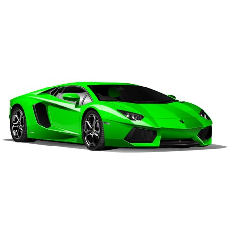 Green Lamborghini Vector Graphics Free Svg