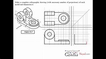 Sectional View Engineering Drawing Exercises at PaintingValley.com ...