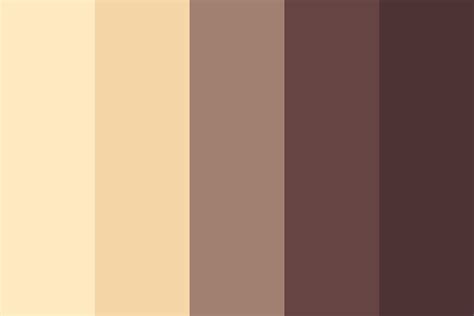 Caramel Chocolate Color Palette