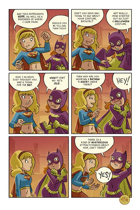 Batgirlsupergirl 2 Ein Weiterer Comic Von Mike Maihack