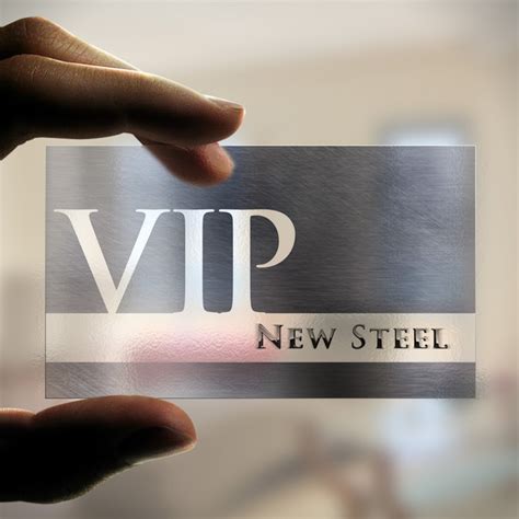 Design A Modern Vip Card For New Steel Business Card Contest