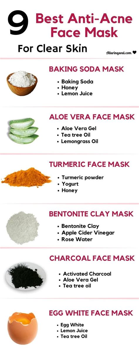 9 Easy Homemade Face Mask For Acne You Probably Didnt Know Acne Face