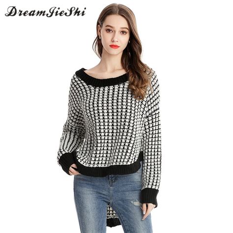 Dreamjieshi Plus Size Autumn Fashion Womens Pullover Front Short Back