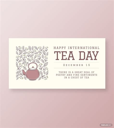 International Tea Day Facebook Post Template In Psd Download