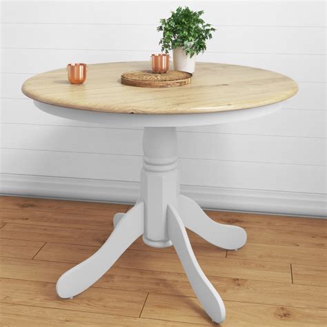 White Pedestal Dining Table Round Best Decorations