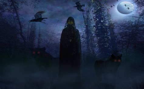 Dark Horror Fantasy Demon Evil Occult Wolf Wallpaper 2560x1600