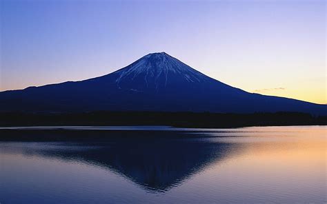 Hd Wallpaper Mount Fuji Landscape Japan Volcano Reflection Wallpaper