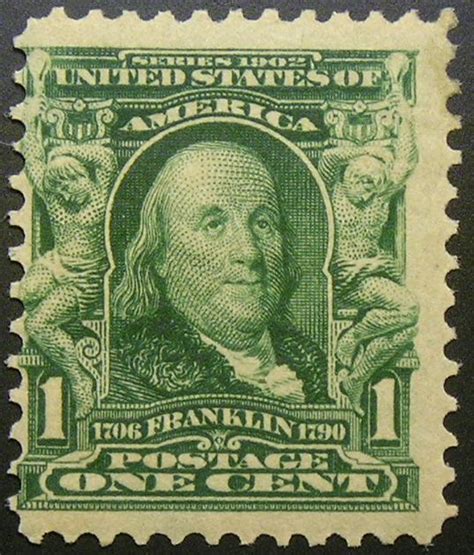 Literary Stamps Franklin Benjamin 1706 1790