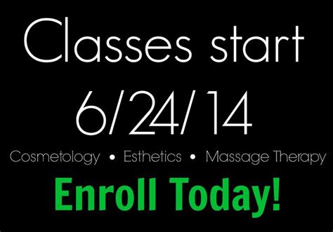 ljic cosmetology esthetics and massage therapy classes are starting next week {june 24th} you