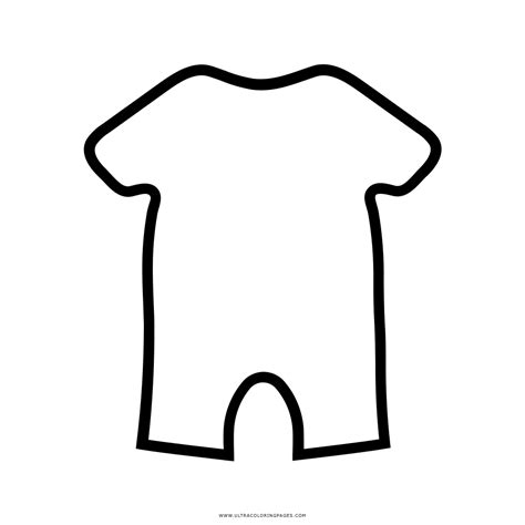 Baby Onesie Coloring Page