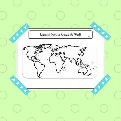 Research Seasons Around The World Map Petal Resources