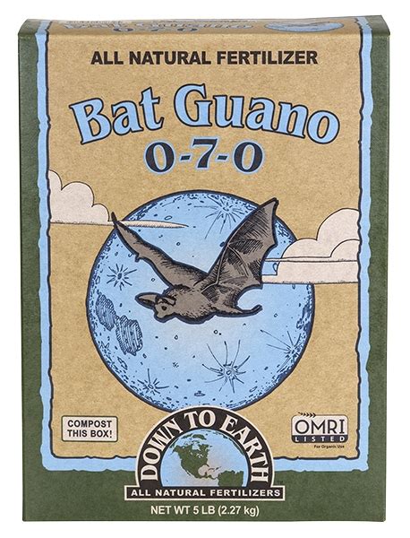 Down To Earth Bat Guano 0 7 0 ⋆ Harvest Moon Hydroponics Store