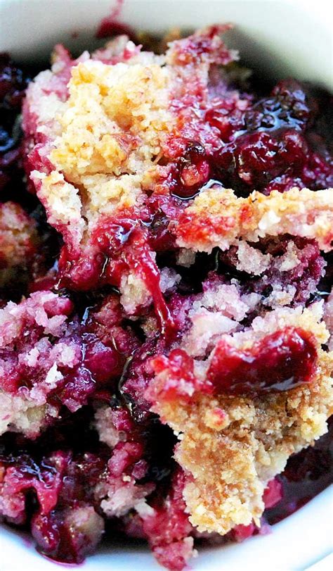 Berry Cobbler With A Delicious Blend Of Fresh Blackberries Raspberries