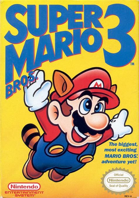 Super Mario Bros 3 1988 Nes Box Cover Art Mobygames