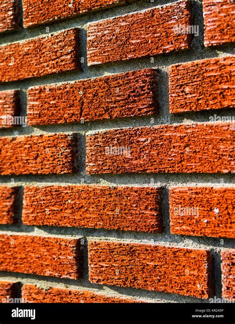 Red Brick Wall Texture Perspective Stock Photo Alamy