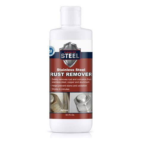 Rust Remover For Stainless Steel Works In Minutes 85oz Walmart