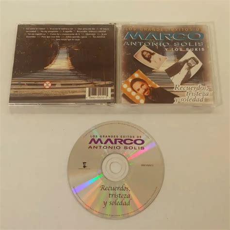 Marco Antonio Solis Y Los Bukis Grandes Exitos Cd Rare Release Fonovisa Eur Picclick It
