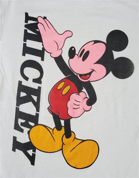 Vintage 80s Walt Disney Mickey Mouse Cartoon Tourist Promo Etsy
