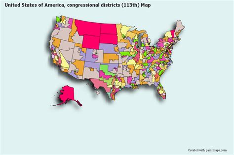 Create Custom United States Of America Congressional Districts 113th
