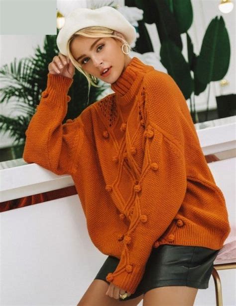 Womens Trendy Fall Sweater Fall Outfits 2018 Women Casual Fall