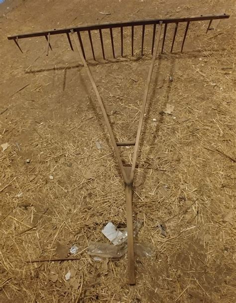 Vintage Wooden Hay Rake
