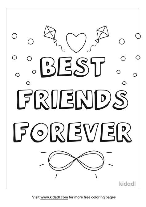 Free Coloring Pages Of Friendship