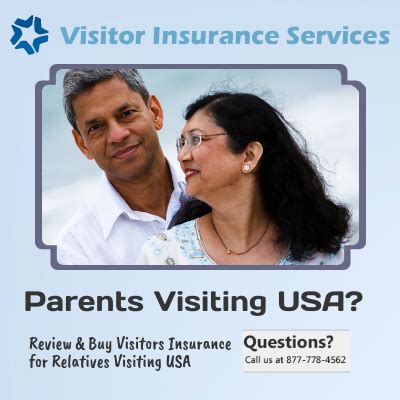 A visitor insurance plan can help cover the cost of medical emergencies, injuries, and illnesses, while foreign travelers are staying in the united states or traveling outside of their home country. Visitor Insurance for Parents, Insurance for Parents ...