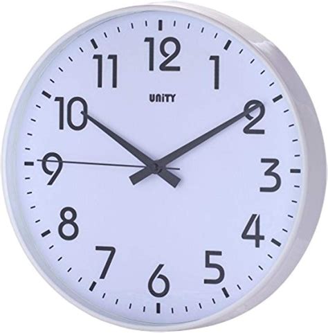 Unity Fradley Reloj De Pared Silencioso Moderno 30 X 30 X 5 Cm