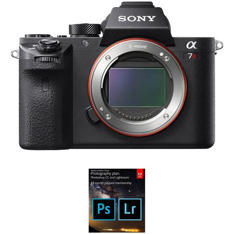Sony alpha a7rii mirrorless digital camera (body only) w/ 128gb sd card & photo/slr sling backpack bundle. Sony Alpha a7R II Mirrorless Digital Camera with Adobe ...