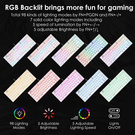 Buy Huo Ji Z 88 Mechanical Gaming Keyboard Rgb Backlit Pluggable Blue