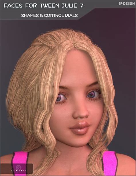 Faces For Tween Julie Shapes And Merchant Resource D Models For
