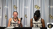 UCF Women’s Hoops Postgame Winthrop 2022-23: Forwards Bryana Hardy and ...