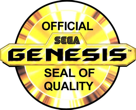 Official Sega Genesis Seal Of Quality | Sega genesis, Sega, Genesis