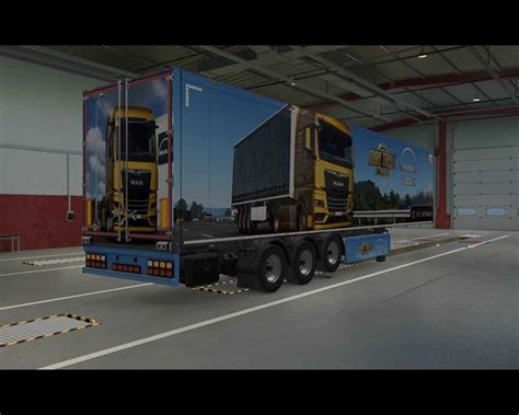 ETS New MAN TGX Generation Trailer Skin v Trailer Skins Mod für Eurotruck Simulator