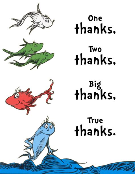 Seuss Thank You Poster Artofit