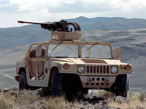 Us M1097a2 Hmmwv With What I Assume Is A Lightened M242 Bushmaster 25mm