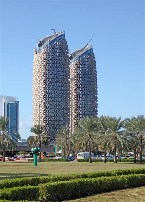 Al Bahr Towers In The City Of Abu Dhabi Editorial Photo Image 40246741