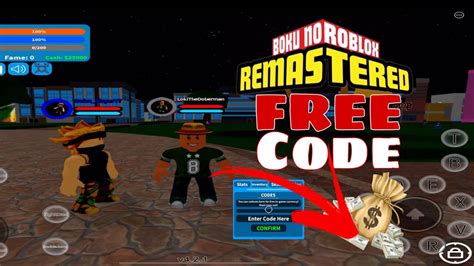 New Boku No Roblox Remastered Free Code Gives Free Cash Youtube