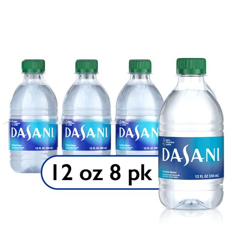 Dasani Purified Enhanced Mineral Water 12 Fl Oz 8 Count Bottles