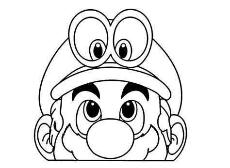 Free Printable Super Mario Odyssey Coloring Pages