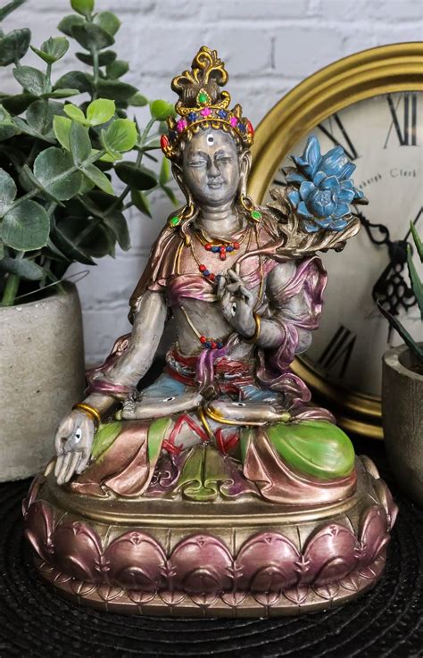 Buy Ebros Bodhisattva White Tara Statue Goddess Of Compassion And