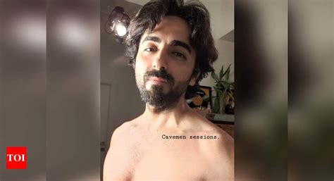 Ayushmann Khurrana Goes Shirtless For His Latest Instagram Post Captions Caveman Sessions