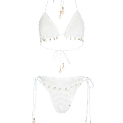 Zimmerman Lola Cotton Crochet Bikini Set Intermix