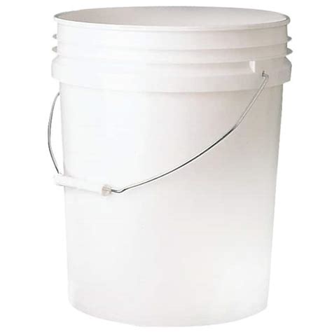 Reviews For Leaktite 5 Gal 70mil Food Safe Bucket White Pg 5 The