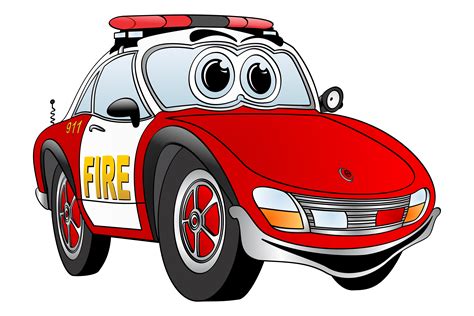 Cartoon Fire Truck Pictures