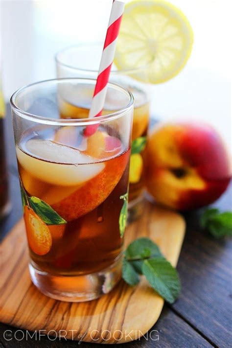 Tipsy Lemonade And Peach Iced Tea The Comfort Of Cooking